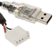 3.3V USB to TTL 6-pin connector