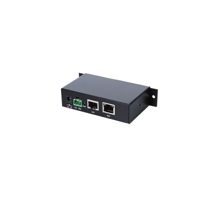 Gigabit IEEE 802.3af/at PoE Injector (12V Only)