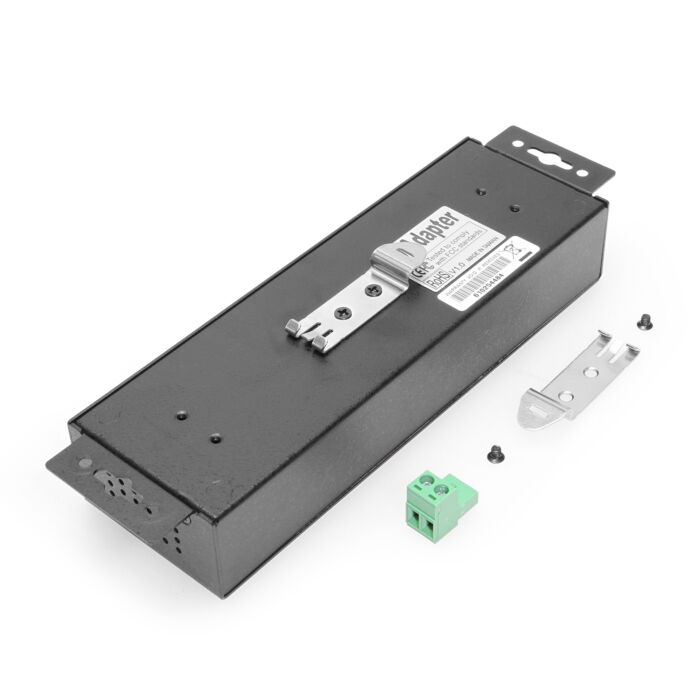 10 Port USB 3.2 Gen 1 Hub Surge Protection w/ Din Rail Mounting