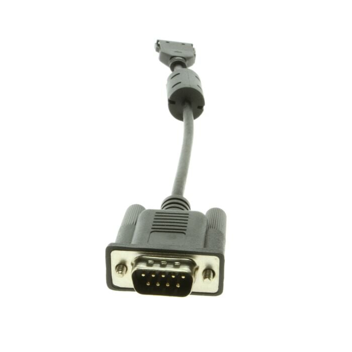 Serial cable with ferrite ring
