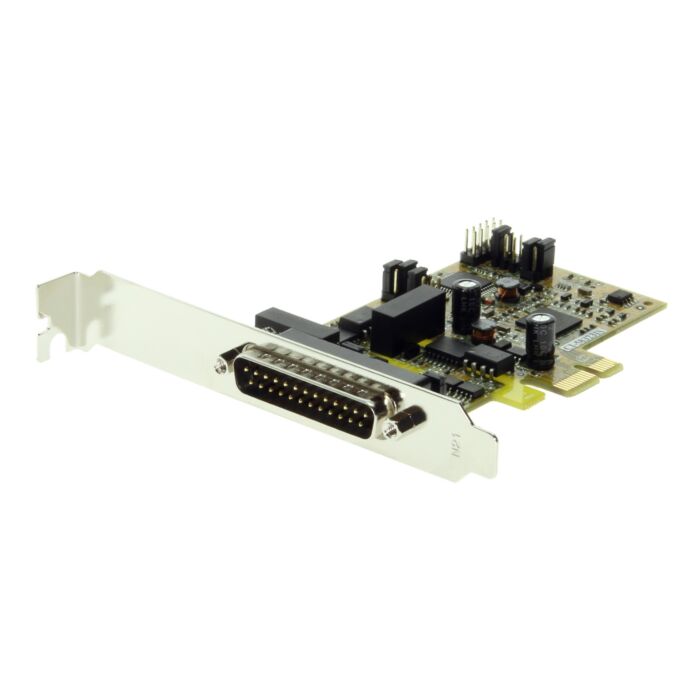 2 Port Serial RS485 PCIe Card - DB25 Cable Isolation/Surge Protection