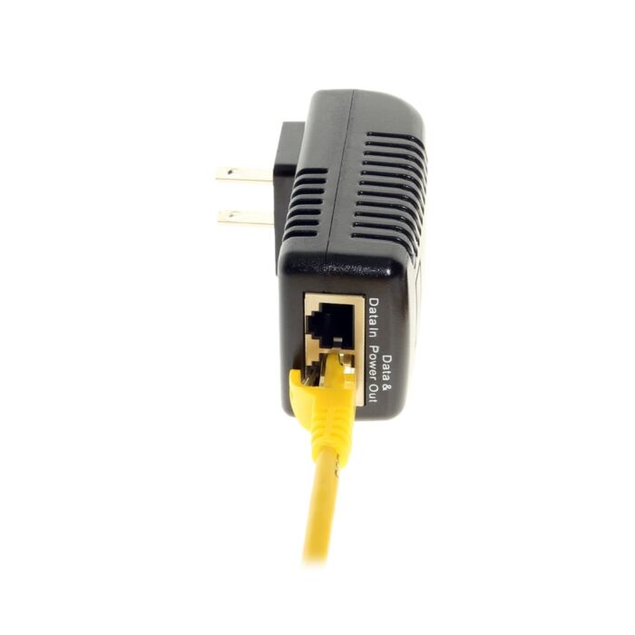 Passive PoE Injector 24V Wall Plug Power Supply for IP Cameras