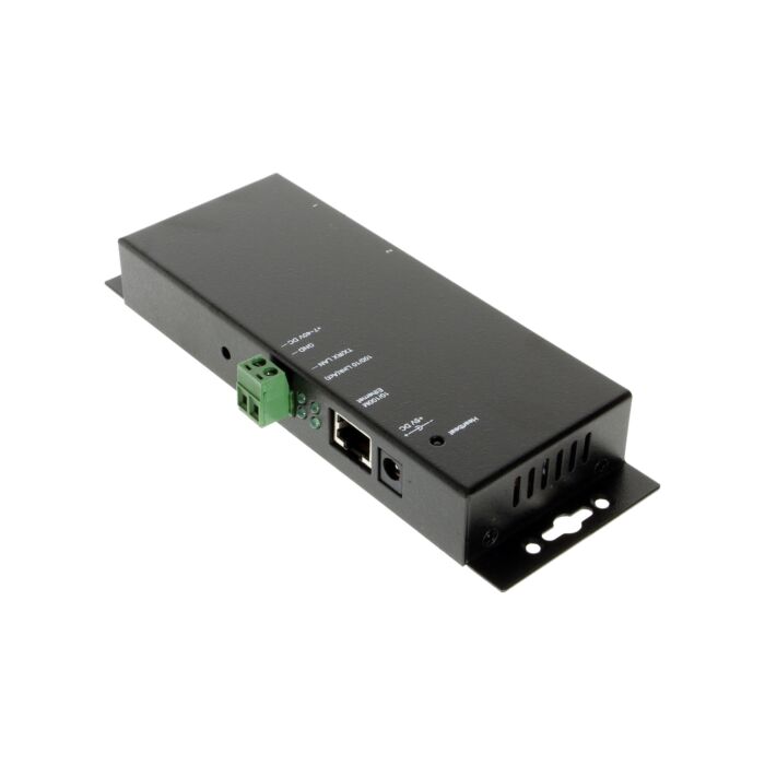 Industrial 2-Port RS-232 to Ethernet Data Gateway TCP/IP