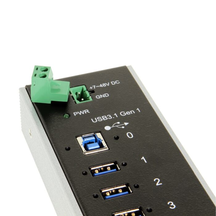 4 Port USB 3.2 Gen 1 Industrial Wide Temp. Range Hub