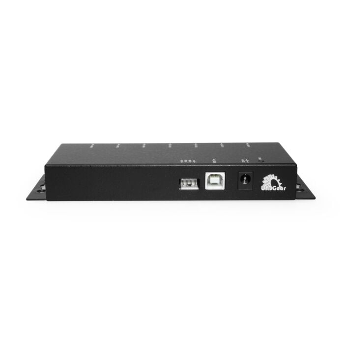Metal 7-Port USB 2.0 Powered Hub for PC-MAC with Power Adapter