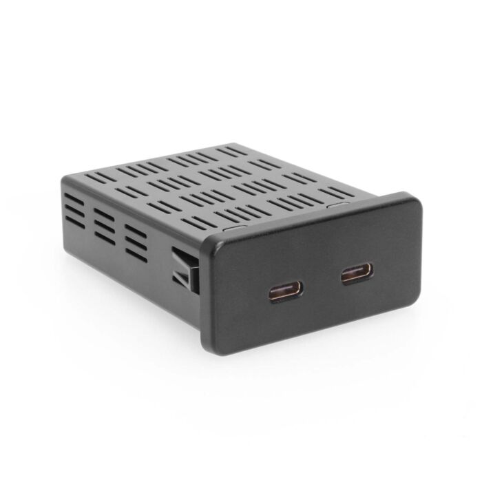 Dual Port USB Type-C PD 105W Automotive Ready Charger w/ ESD Protection