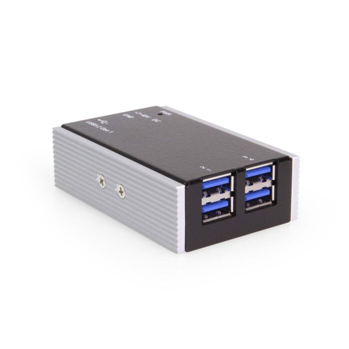 4 Port Mini USB 3.2 Gen 1 Industrial Wide Temp. Range Hub