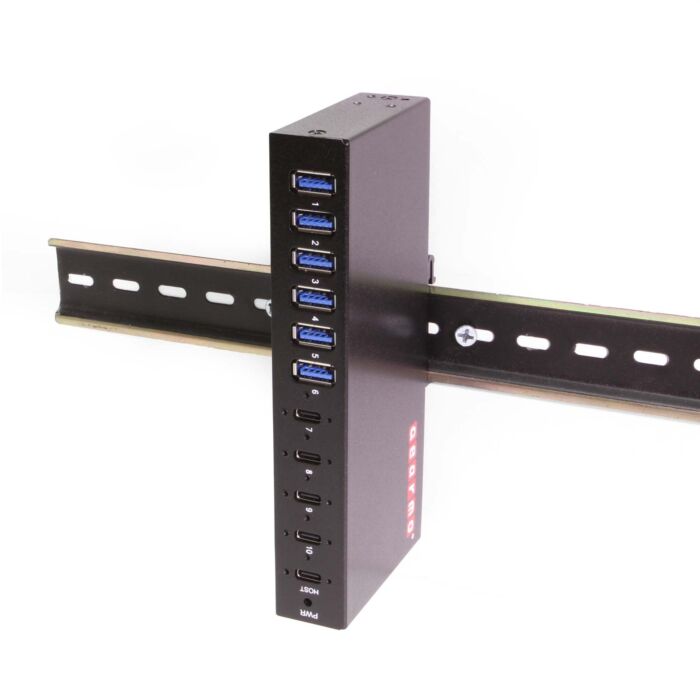 10-Port USB 3.2 Gen 2 Hub - 6 Type-A Ports, 4 Type-C Ports, & ESD Protection