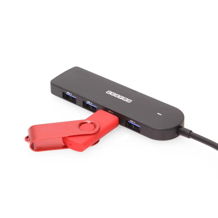 USB-C Hub to 4 Type A USB 3.2 Gen 1 Ports Portable Travel Series