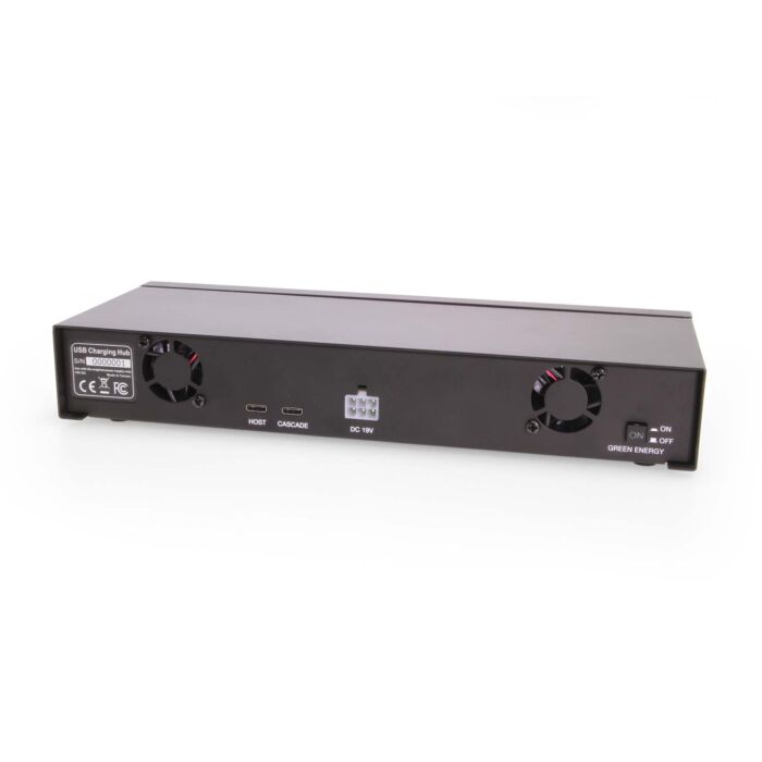10 Port USB-C 3.2 Gen 1 Industrial Charging Hub w/ Max 27W Per-Port Power Delivery