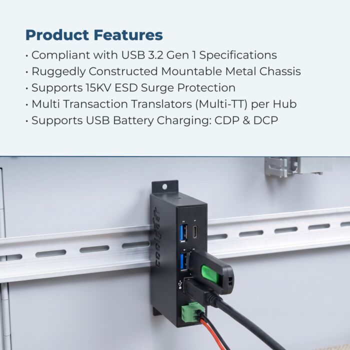 USB C Hub 4 Port USB 3.1 Gen1 SuperSpeed Type-B Upstream