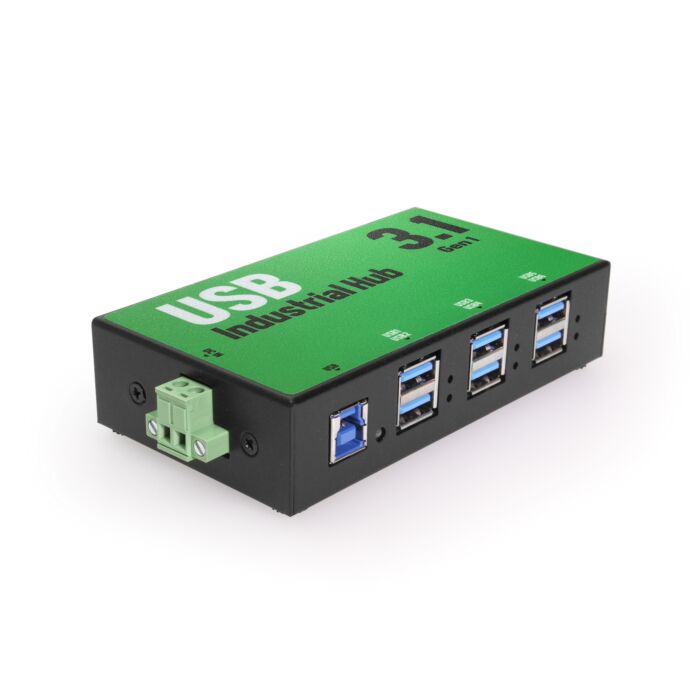 6-Port USB 3.0 Hub enclosed in a Rugged Metal Case