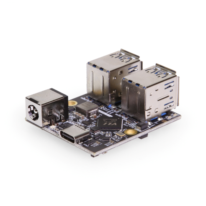 4 Port USB 3.2 Gen 1 Micro Powered Hub PCBA w/ ESD Surge Protection