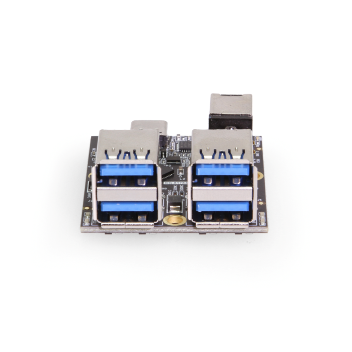 4 Port USB 3.2 Gen 1 Micro Powered Hub PCBA w/ ESD Surge Protection