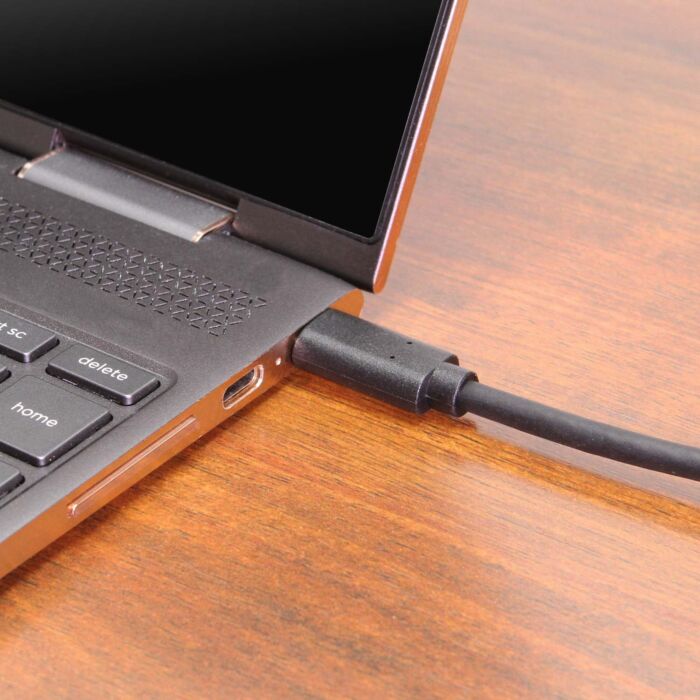 USB 3.2 Gen 2 Type-C to C Dual Screw Lock 0.5 Meter Cable 10GB Data 5A Power