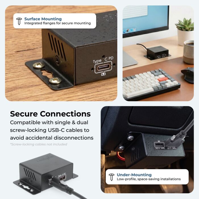 ChargeIT! mini 99W Dual Port USB-A & USB-C PD Charger w/ PPS & QC 3.0, UL & IEC Compliant