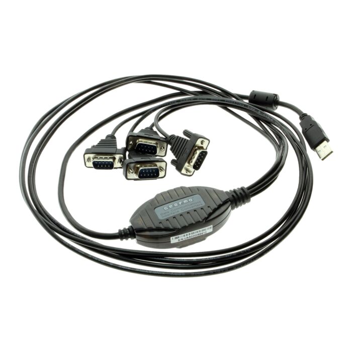4-Port USB to Serial Adapter COM Retention FTDI Chipset 920K Baud Rate