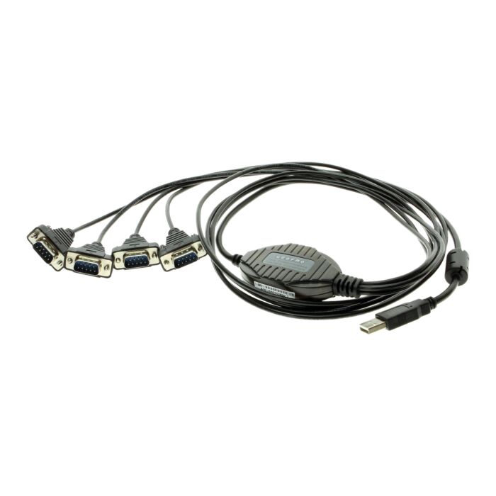 4-Port USB to Serial Adapter COM Retention FTDI Chipset 920K Baud Rate