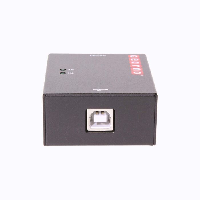 1 Port USB to Serial RS-232 Hub w/ FTDI Chipset & LED Indicators - Rugged Metal Housing Ideal for Mounting