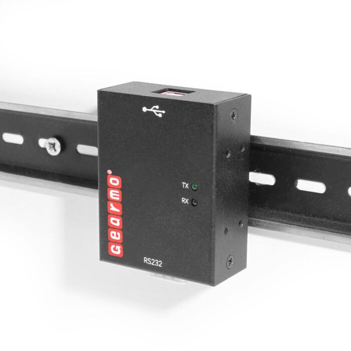 1 Port USB to Serial RS-232 Hub w/ FTDI Chipset & LED Indicators - Rugged Metal Housing Ideal for Mounting