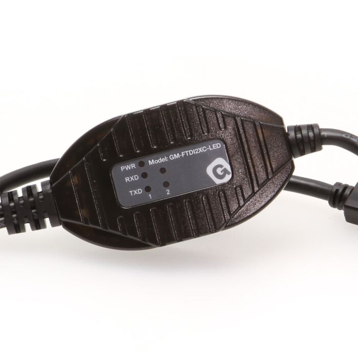 USB Type-C Dual Port Serial Adapter LED Array