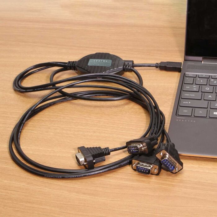 4-Port USB to Serial Adapter COM Retention FTDI Chipset 920K Baud Rate