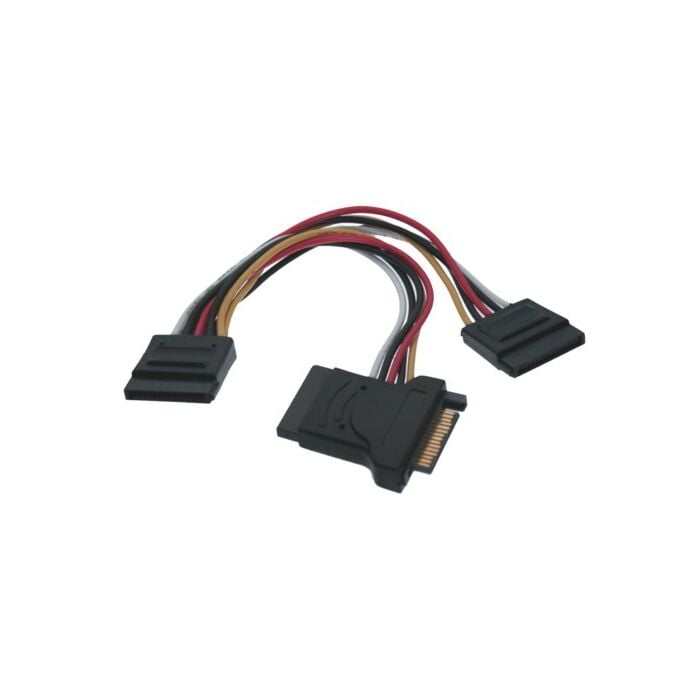 SATA Power Y Cable  15-Pin SATA Power SATA Splitter Power Cable
