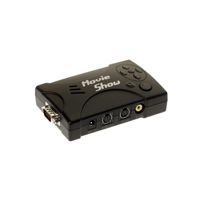 PC to TV Converter, Convert any VGA/HD-15 Video to S-Video or Composite