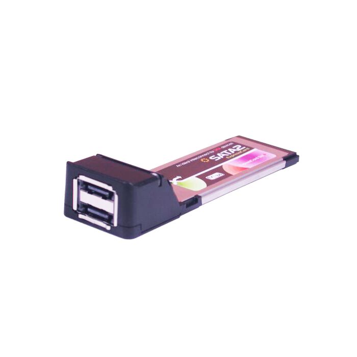 2-Port SATA2 Express Card/34mm Dual eSATA For Windows Vista and XP Laptops