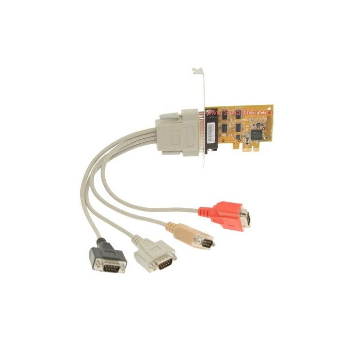4-Port RS-232 PCI Express Serial Board Vista/XP Oxford Chip