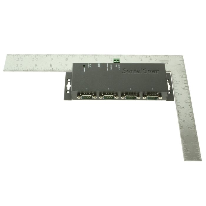 Industrial 4-Port RS-232 to Ethernet Data Gateway TCP/IP
