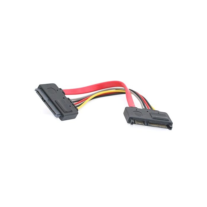 20 Inch SATA Power/DATA Extension Cable 22-pin Male to Female SATA Cable