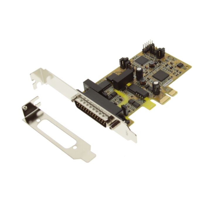 2 Port Serial RS485 PCIe Card - DB25 Cable Isolation/Surge Protection