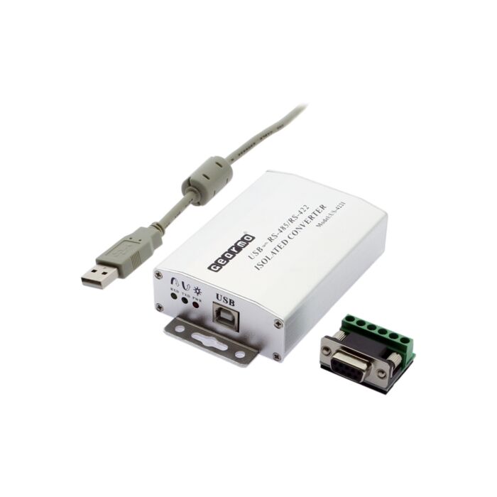 FTDI Chip USB to RS-485/422 Industrial Isolated w/ DB-9/RJ45/Terminal Screw