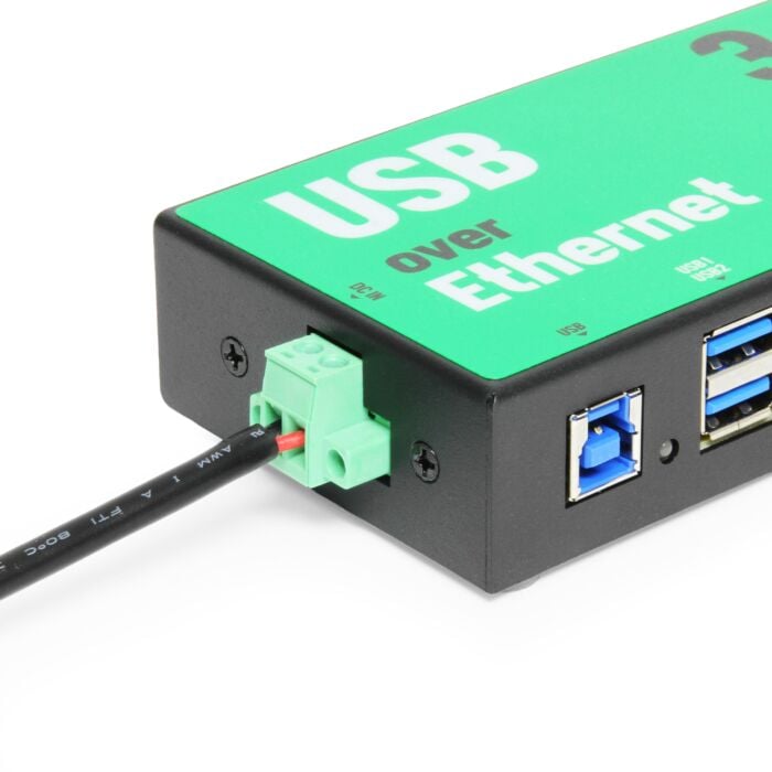 6 Port USB 3.2 Gen 1 Over IP Network Device Sharing Hub w/ Port Status LEDs
