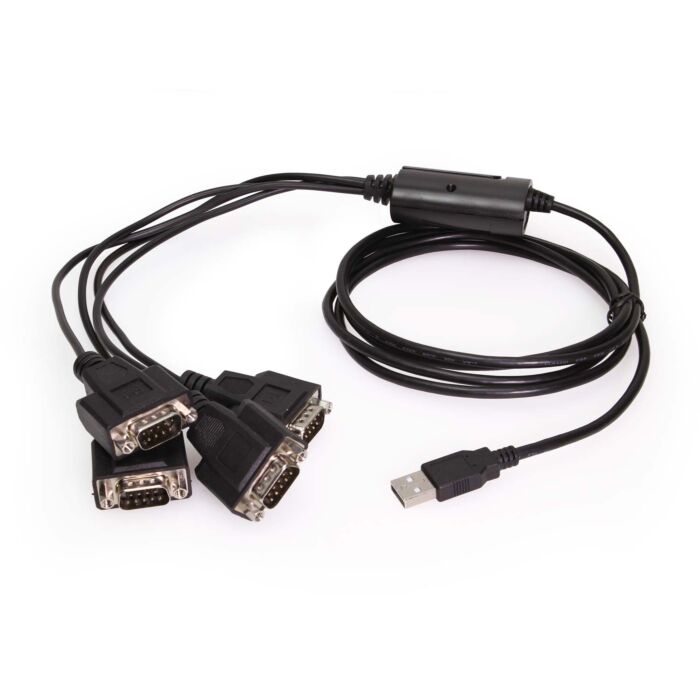 USB to Serial 4-Port RS232 FTDI Adapter Cable