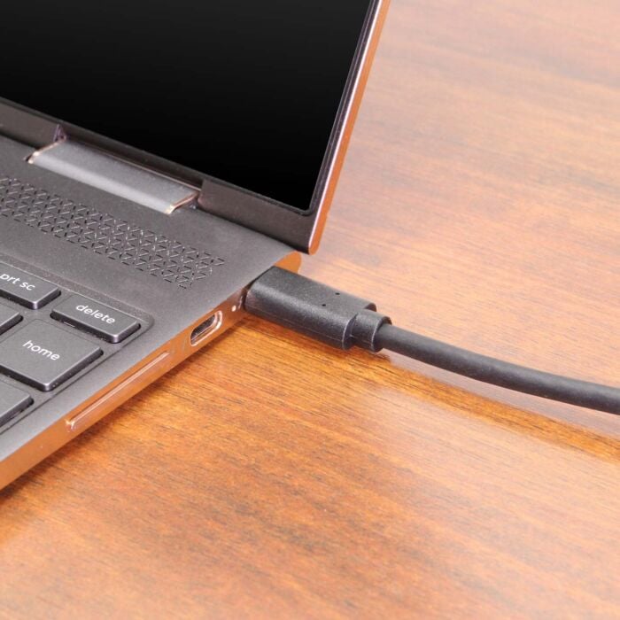 USB 3.2 Gen 2 Type-C Male to Female High Quality Panel Mount Cable 8 Inch