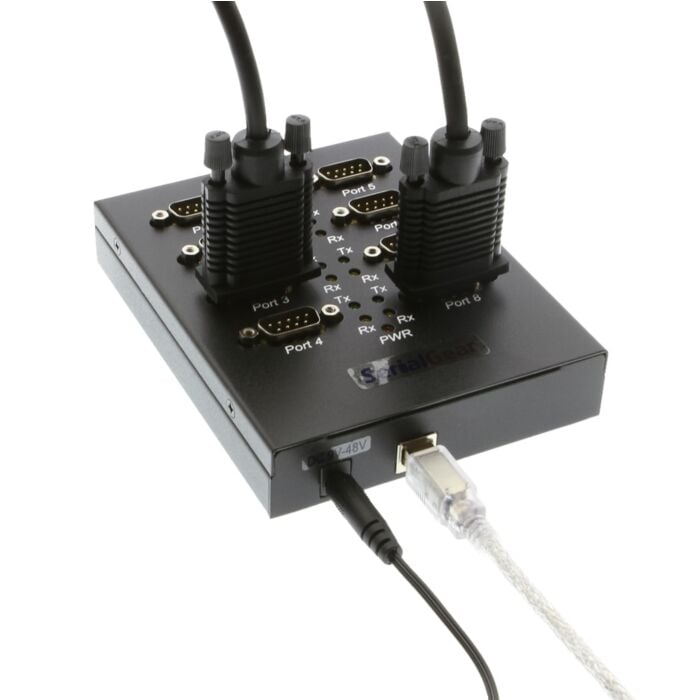 USB USB 2.0 Serial high speed adapter box industrial 8-port RS-232 FTDI