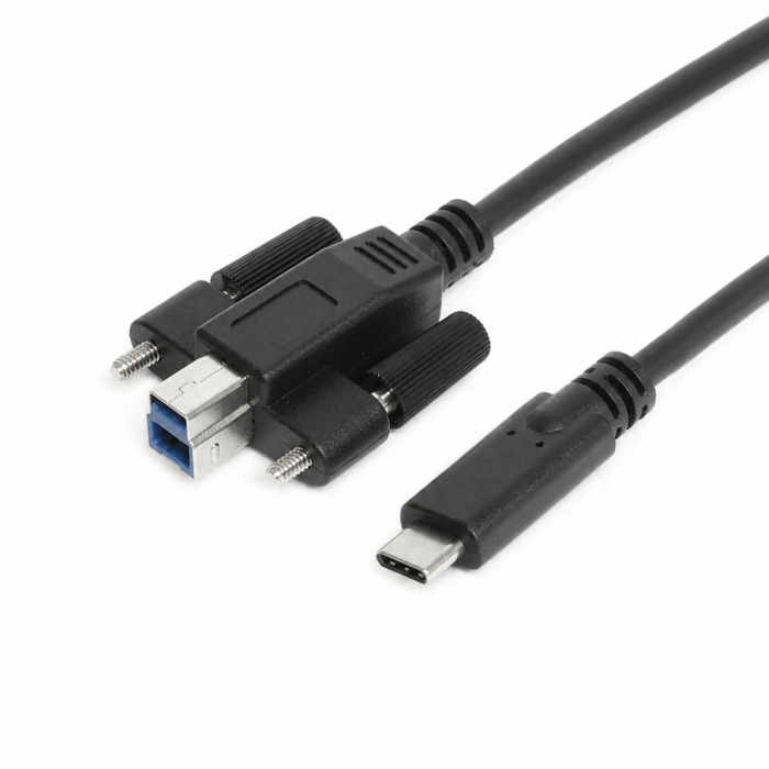 3ft USB 3.2 Gen 1 Screw-Locking Type-B to Type-C Cable
