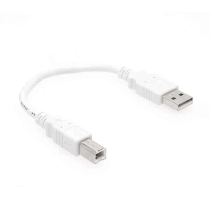 USB Cable A to B 8-inch High-Speed USB 2.0 Device Cable