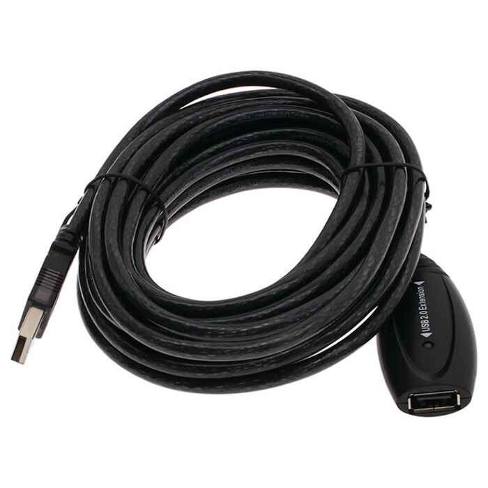 High-Speed USB 2.0 5 Meter (16ft) Active Repeater Cable