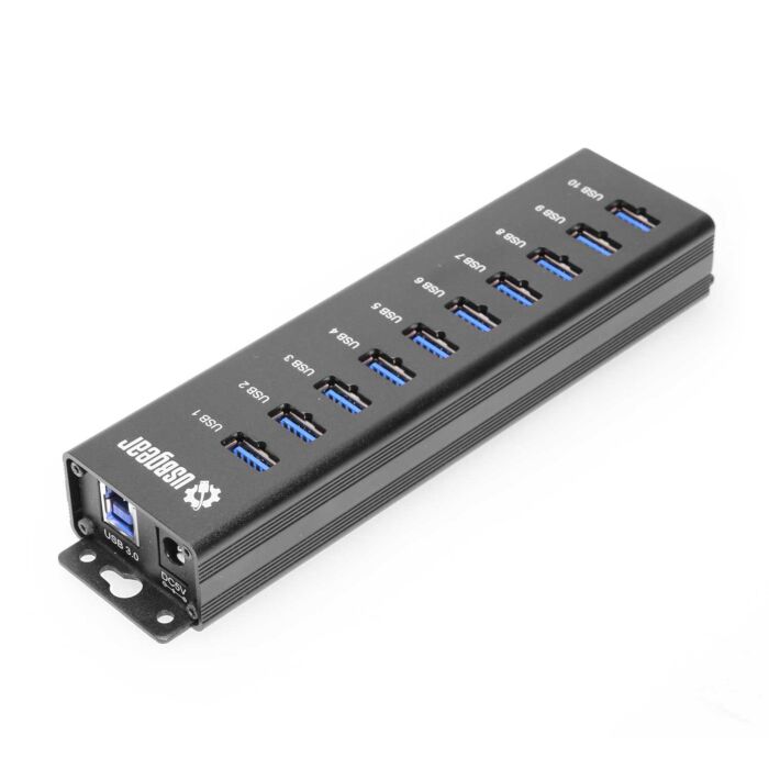 10-Port USB 3.2 Gen 1 Mountable Charging and SuperSpeed Data Hub