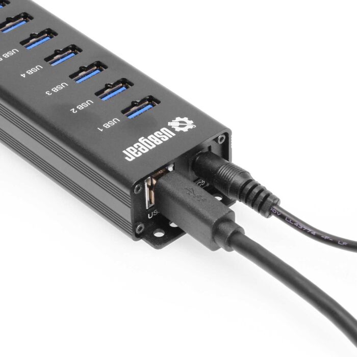 10-Port USB 3.2 Gen 1 Mountable Charging and SuperSpeed Data Hub
