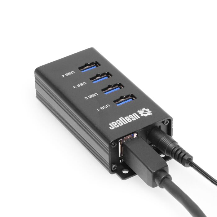 4-Port USB 3.2 Gen 1 Mountable Charging and Data Hub