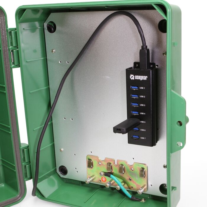7-Port USB 3.2 Gen 1 Charging and SuperSpeed Mountable Data Hub