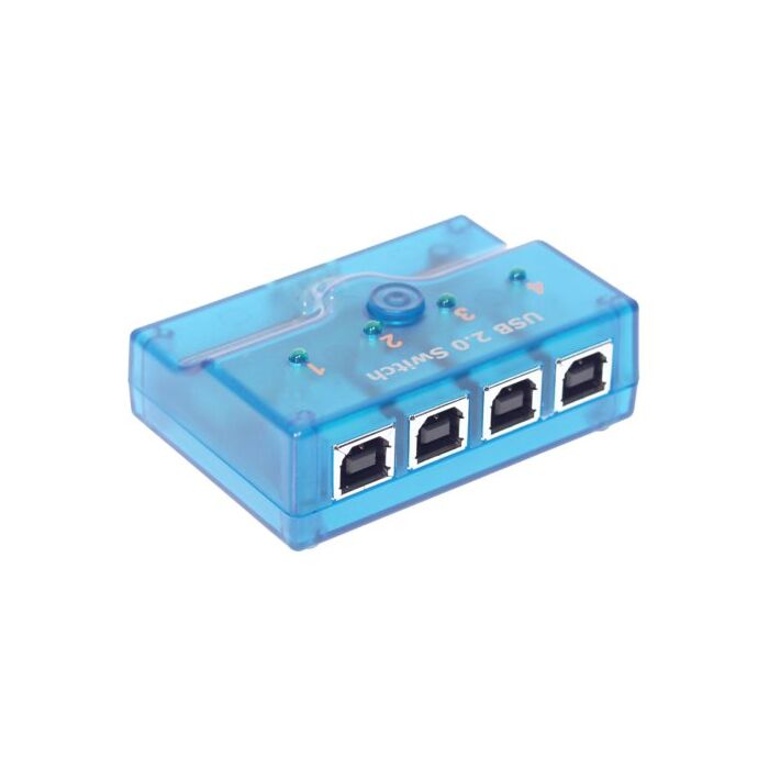 4-Port USB 2.0 mini switch A/B/C/D switching for Windows Vista/7