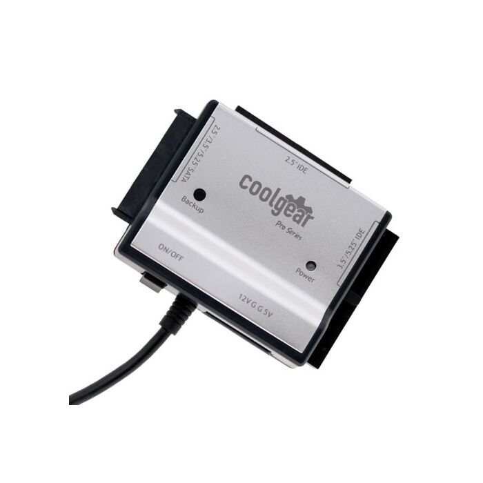 SATA and IDE Hard Drive & Optical Drive USB 2.0 Adapter Kit 2.5, 3.5 & 5.25