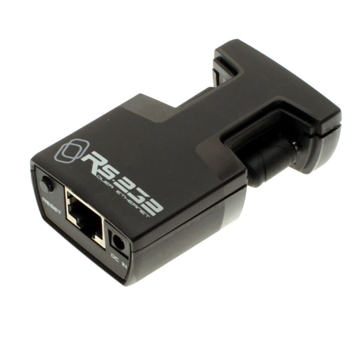 RS-232 Over Ethernet DB-9 to TCP/IP Serial Device Server, Easy Setup