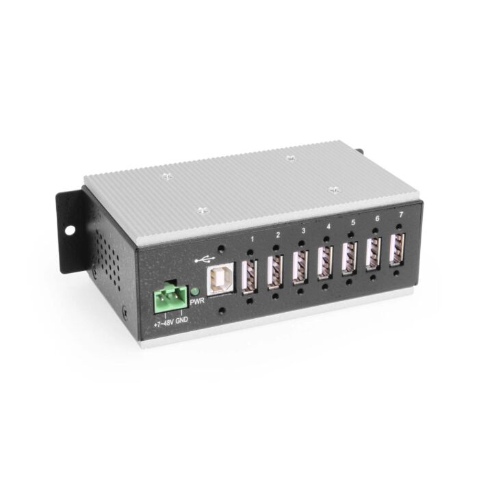7 Port USB 2.0 Industrial Wide Temp. Range Hub