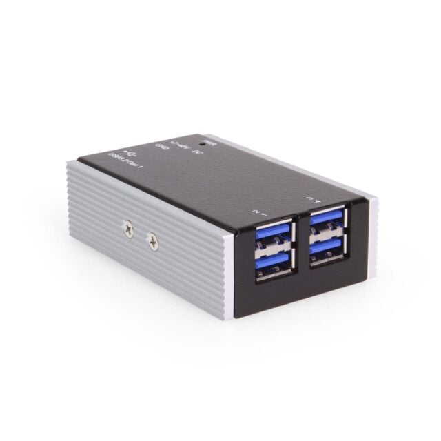 4 Port Mini USB 3.2 Gen 1 Industrial Wide Temp. Range Hub